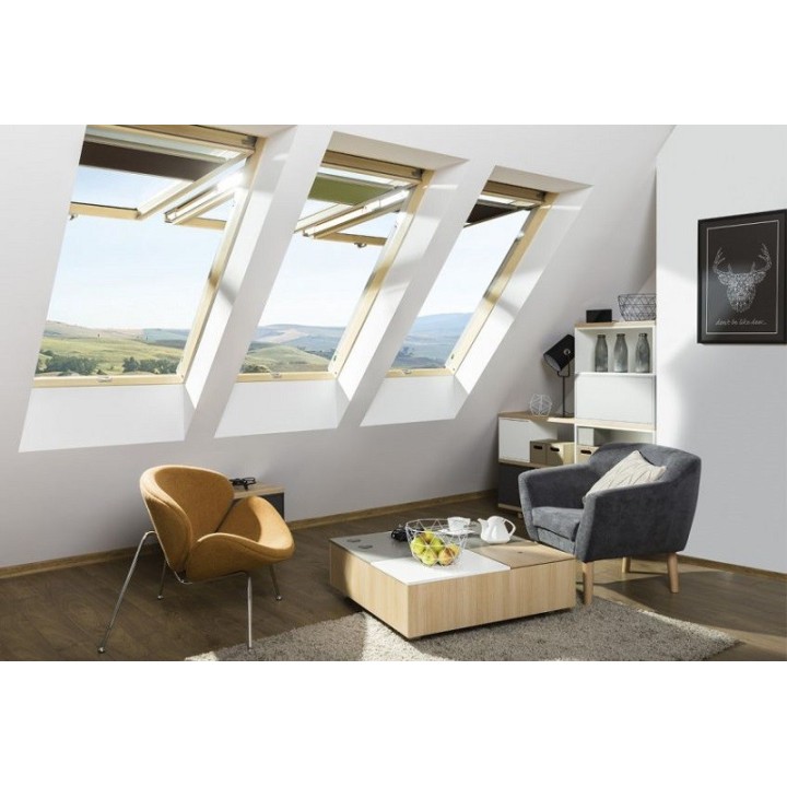 Ventana para tejado proyectante-giratoria FAKRO FPP-V MAX 5