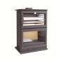 Estufa de leña frontal con horno cerrado inox CH-9 - FM Calefacción Estufa de leña frontal con horno cerrado inox CH-9 - FM Calefacción
