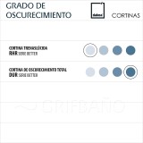 Cortina de Oscurecimiento total para ventana DAKEA 4