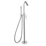 Monomando baño-ducha a suelo TZAR cromo - 348503MO 1