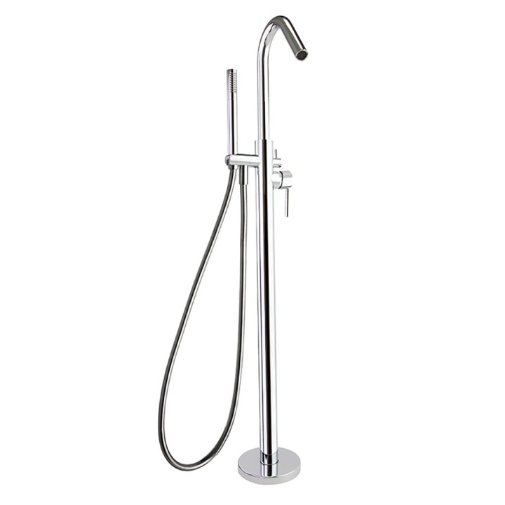 Monomando baño-ducha a suelo TZAR cromo - 348503MO 1
