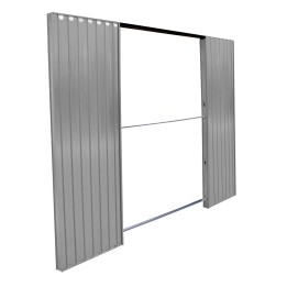 Armazón-premarco para puerta corredera ORCHIDEA YESO doble 1