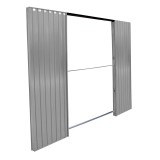 Armazón-premarco para puerta corredera ORCHIDEA YESO doble 1