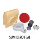 Kit LINEAL SLIM-DRY50 NEGRO/BLANCO (sumidero+lámina)