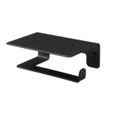Portarrollo pared ARGOS negro - AR-01NG 1