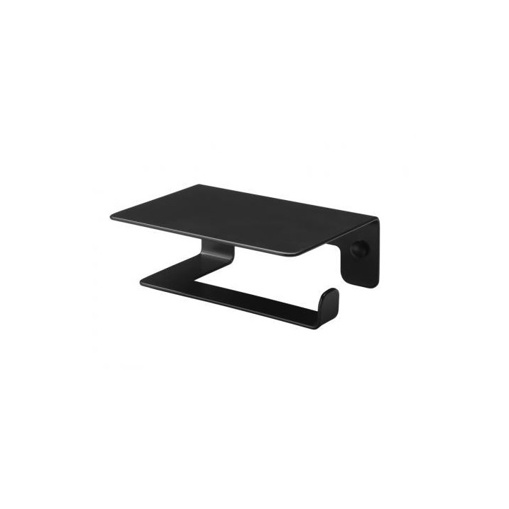 Portarrollo pared ARGOS negro - AR-01NG 1