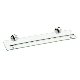 Repisa de cristal ODEON cromo - OD-02 1
