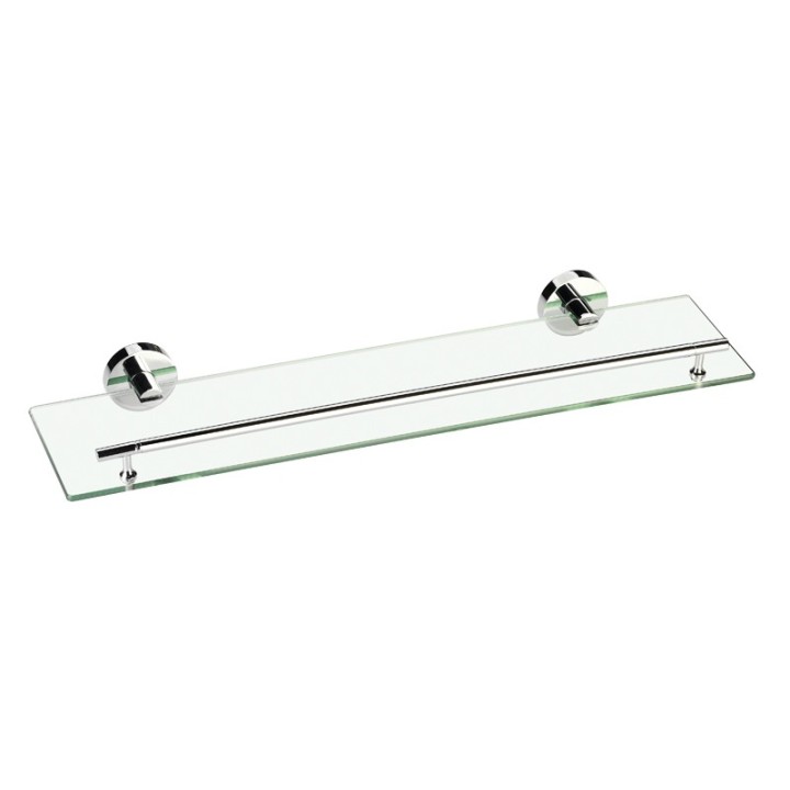 Repisa de cristal ODEON cromo - OD-02 1