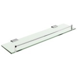 Repisa cristal KIRO cromo - KI-02 1