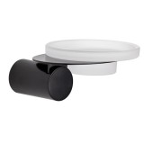 Jabonera pared KALA negro - KA-09NG 1