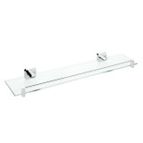 Repisa de cristal NUBA cromo - NU-02 1