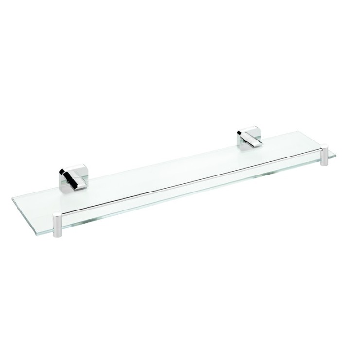 Repisa de cristal NUBA cromo - NU-02 1