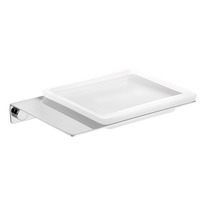 Jabonera pared PLEXO cromo - PL-09 1