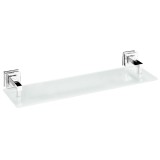 Repisa de cristal RUBI cromo - RU-02 1