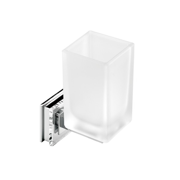 Portavaso pared RUBI cromo - RU-08 1