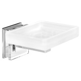 Jabonera pared RUBI cromo - RU-09 1