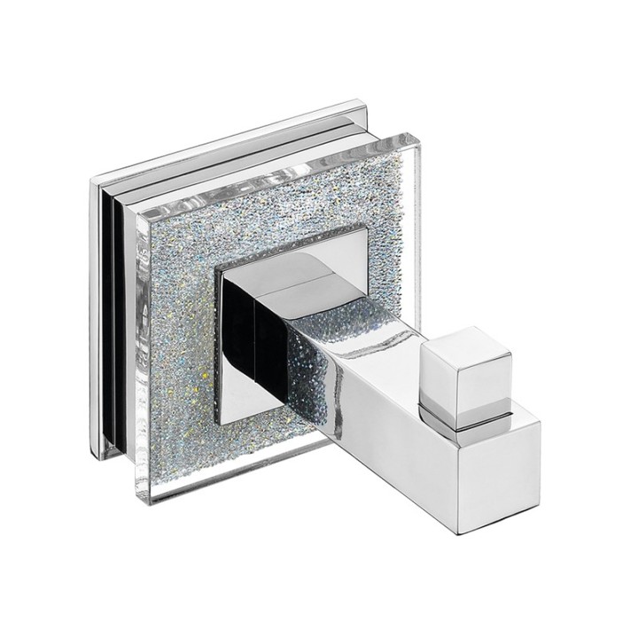 Percha pared RUBI SWAROVSKI cromo - RUS-03 1