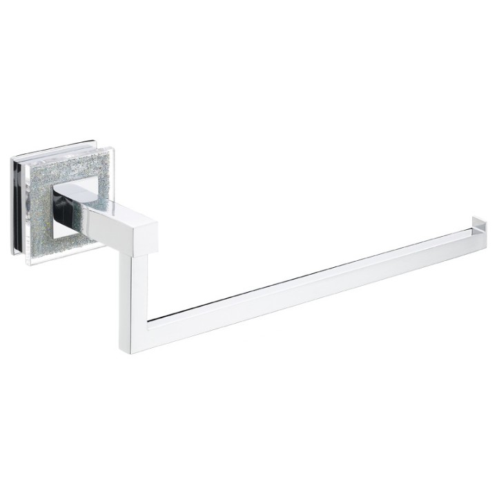 Toallero aro RUBI SWAROVSKI cromo - RUS-04 1