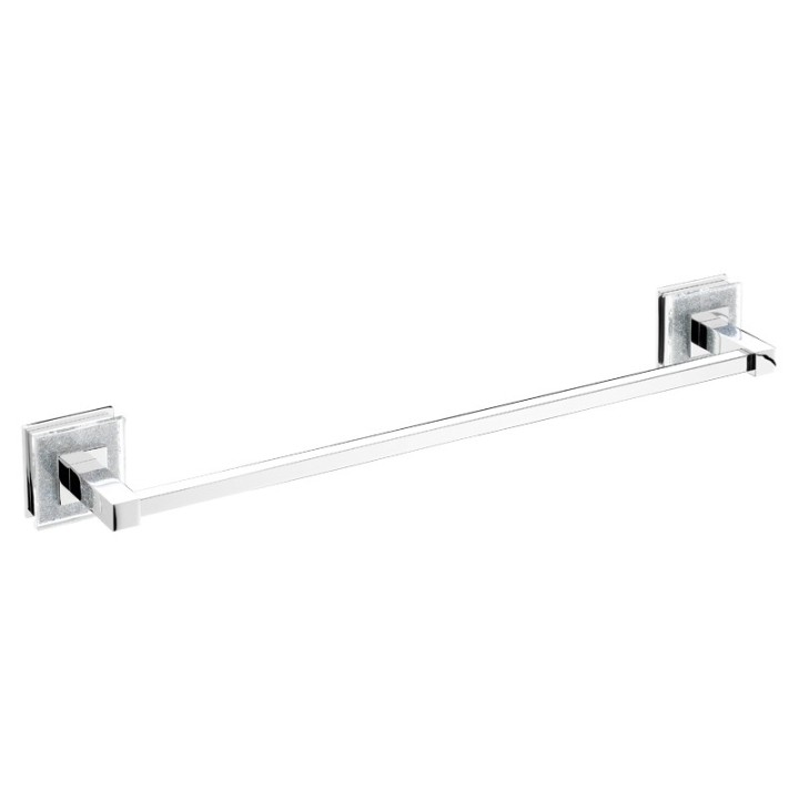 Toallero barra mediana RUBI SWAROVSKI cromo - RUS-07 1