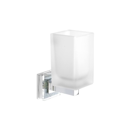 Portavaso pared RUBI SWAROVSKI cromo - PYP - RUS-08