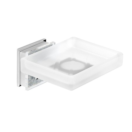 Jabonera pared RUBI SWAROVSKI cromo - PYP - RUS-09