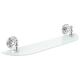 Repisa de cristal TIVOLI cromo - TI-02 1
