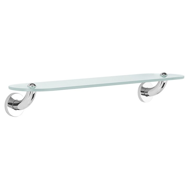 Repisa de cristal VICTORIA cromo - VI-02 1