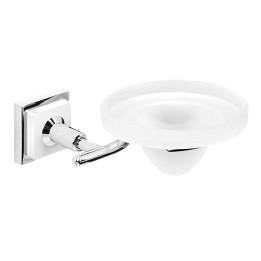 Jabonera pared ZAFIRO cromo - ZA-09 1