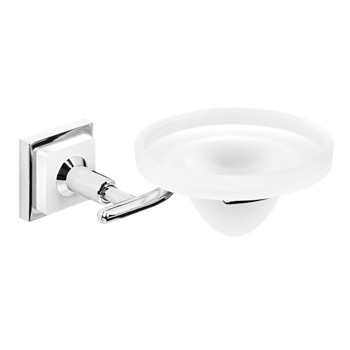 Jabonera pared ZAFIRO cromo - ZA-09 1