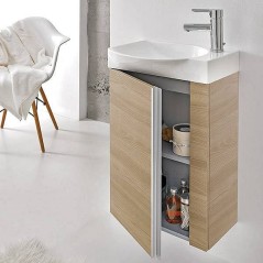 Mueble baño suspendido ELEGANCE con lavabo y espejo - Royo Group