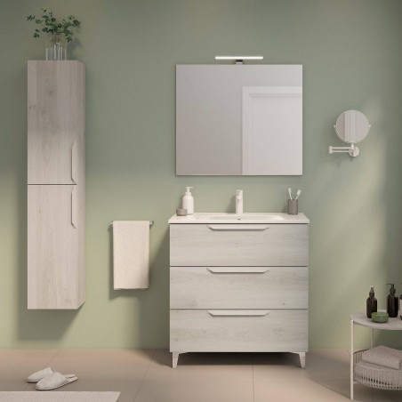 Mueble baño con patas URBAN 3 / 6 cajones lavabo enzo - Royo Group