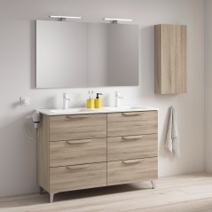 Mueble baño con patas URBAN 3 / 6 cajones lavabo enzo - Royo Group