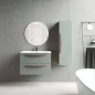 Mueble baño suspendido ARCO 2C con lavabo integrado - Visobath