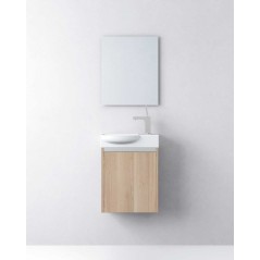 Mueble baño suspendido con lavabo SLIM - Avila:Dos