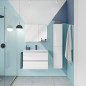 Mueble baño suspendido VIDA COMPACT con lavabo integrado - Royo Group Mueble baño suspendido VIDA COMPACT con lavabo integrado - Royo Group