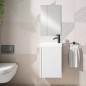 Mueble baño suspendido LAGOS 1P con lavabo y espejo - Visobath