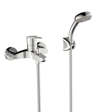 Monomando baño-ducha BASE-TRES cromo - 21517010 - Tres