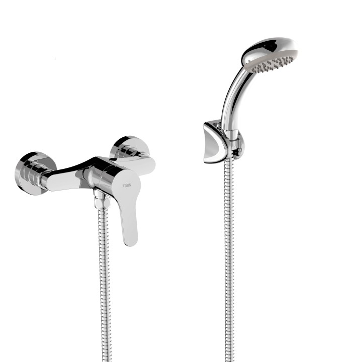 Monomando ducha BASE-TRES cromo - 21516710 1