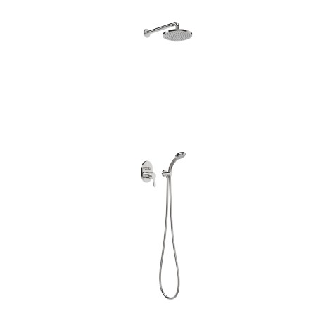 Kit monomando ducha empotrado 2-vías BASE-TRES cromo - 21599002 - Tres