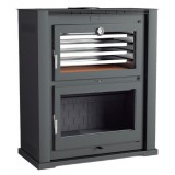 Estufa de leña con horno HL-200 F - FM Calefacción 2