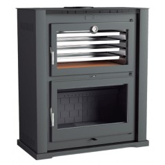 Estufa de leña con horno HL-200 F - FM Calefacción