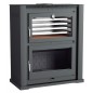 Estufa de leña con horno HL-200 F - FM Calefacción