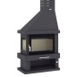 Chimenea de leña rincón C-302 DK / IK - FM Calefacción