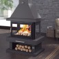Chimenea de leña central C-104 K - FM Calefacción