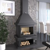 Chimenea de leña frontal C-200 K - FM Calefacción 1