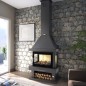 Chimenea de leña frontal C-203 K - FM Calefacción