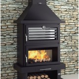 Chimenea de leña con horno C-200 H - FM Calefacción 1
