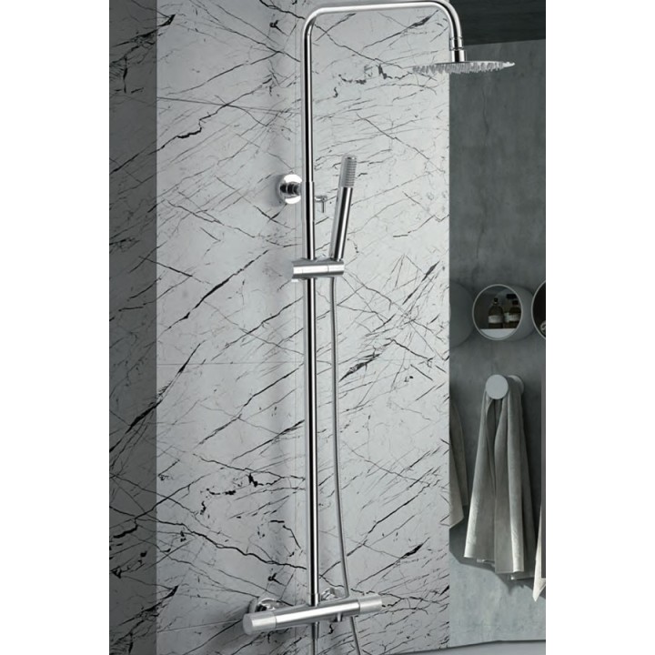 Conjunto termostático baño-ducha LINE cromo - BTD038-B 3