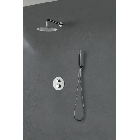 Kit termostático ducha empotrado 2-vías LINE cromo - GTD038