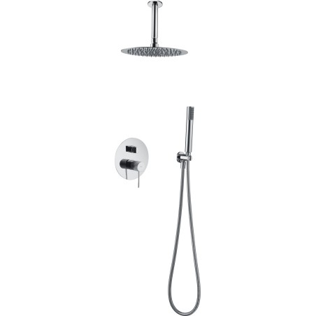 Kit monomando ducha empotrado 2-vías TOP cromo - GPQ038 - Imex